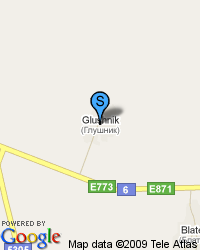 с.Глушник - едноетажна масивна жилищна сграда със двор.