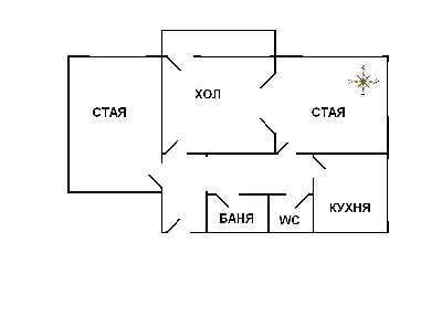 тристаен  в  София