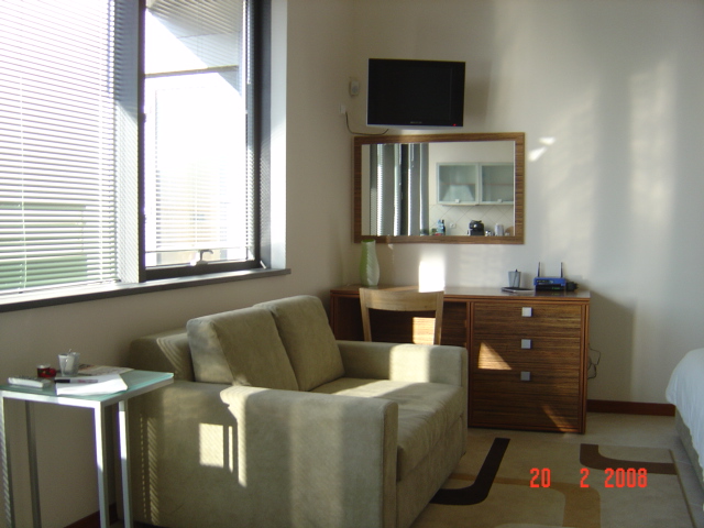 LUXURY STUDIO APARTMENT (50 м2) WITH TERRACE FOR RENT - 450 EUR