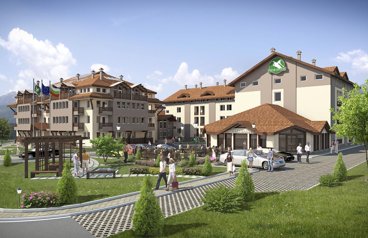 Pirin House Apartments : Bansko, Bulgaria
 Prices from £18,000 - Studios | £26,000 - 1 beds | £35,000 - 2 beds