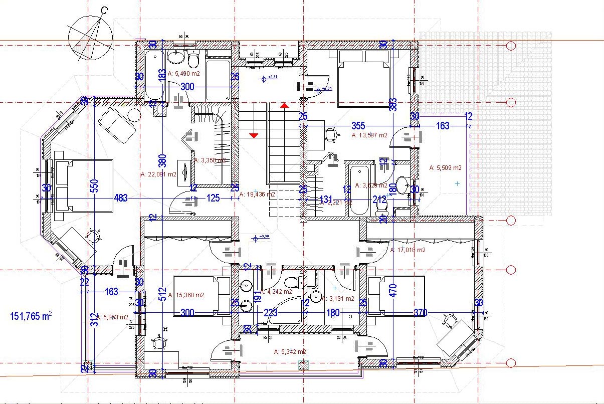 Еднофамилна,самостоятелна къща в гр.Банкя 350кв.м. с двор 870кв.м.