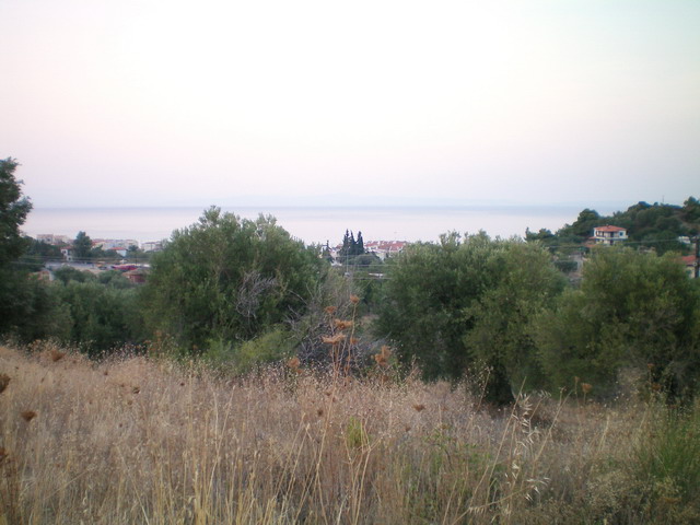 СТРОИТЕЛЕН ПАРЦЕЛ С ГЛЕДКА КЪМ МОРЕТО В ХАЛКИДИКИ, ГЪРЦИЯ!