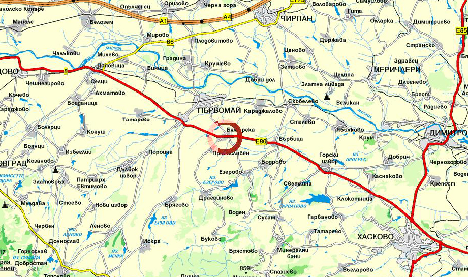 Бензиностанция и газстанция Бяла река - вход