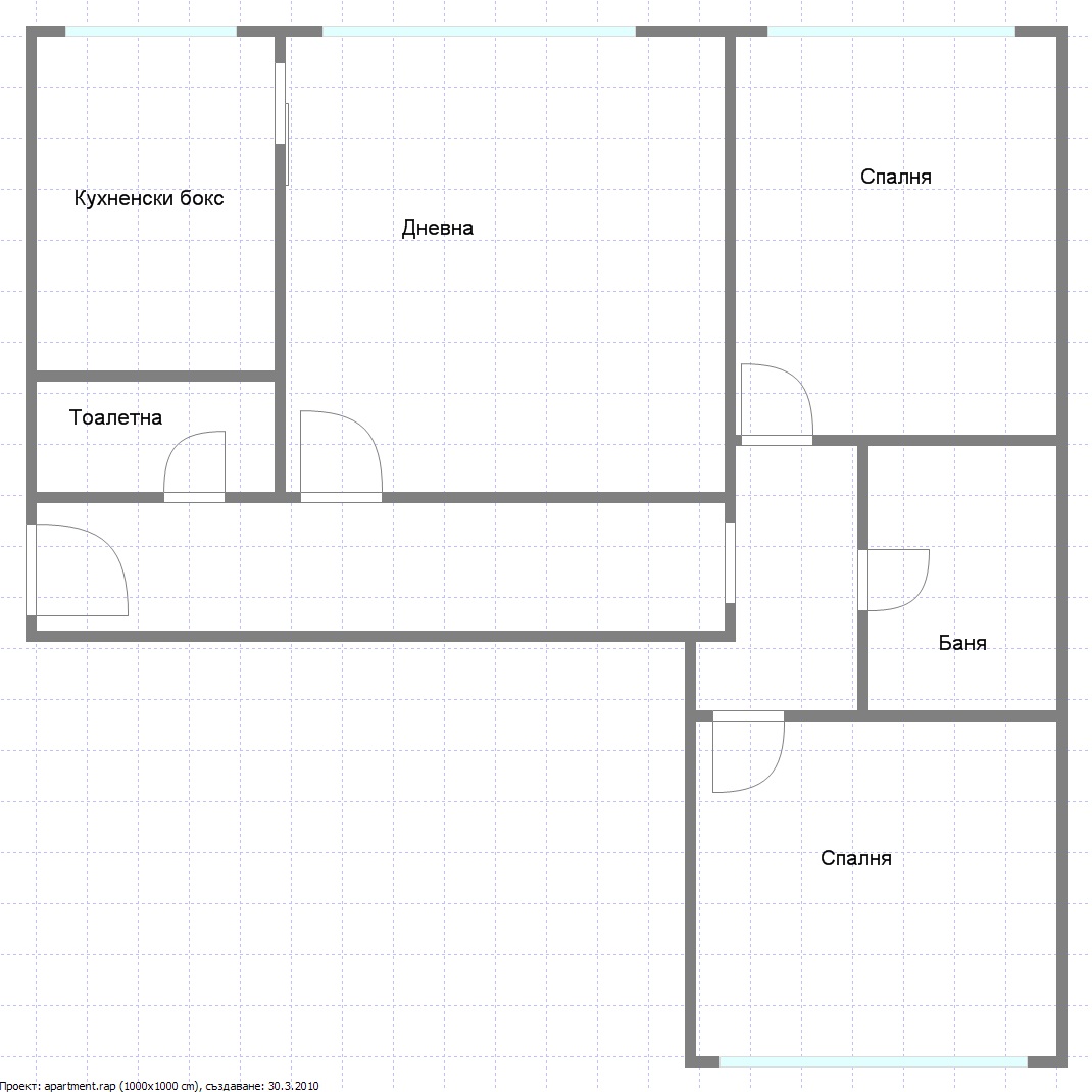 Продавам тухлен апартамент 74 кв.м. в гр.Монтана, ж.к.Плиска, бл.10