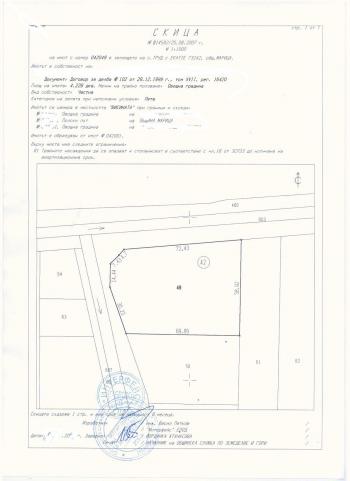 парцел до регулация на с.Труд/Пловдив/