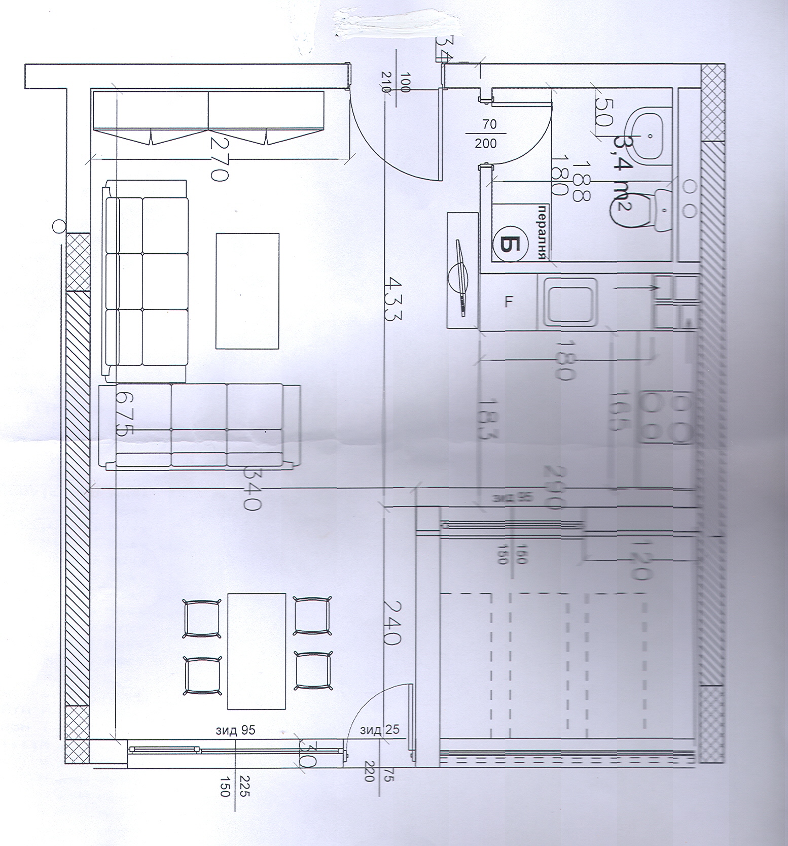 1ст  в гр София -Цариградско шосе-36000ев