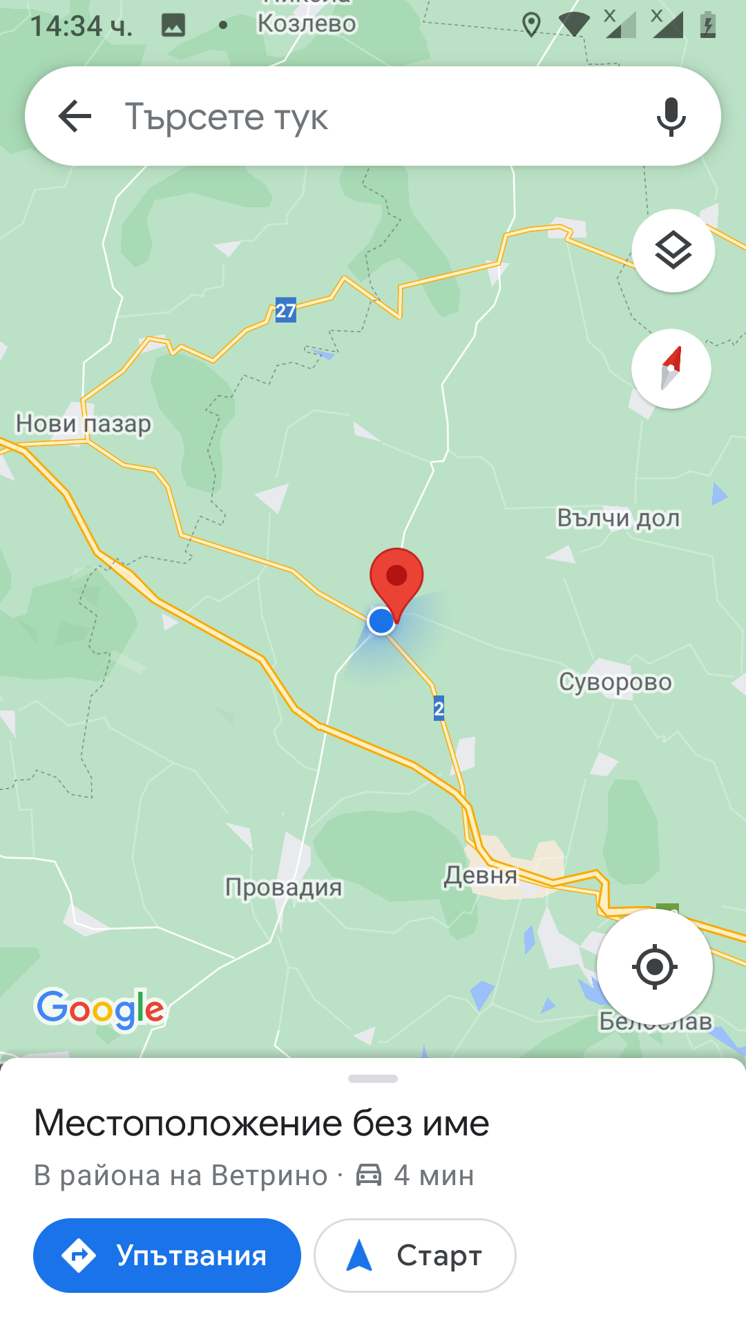 Продава Парцел във Ветрино, област Варна